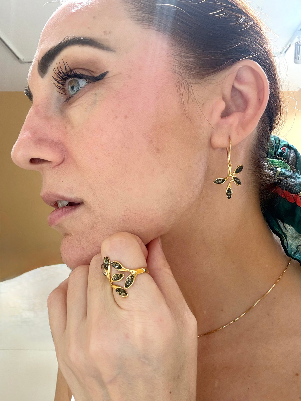 Erbario Verde Earrings